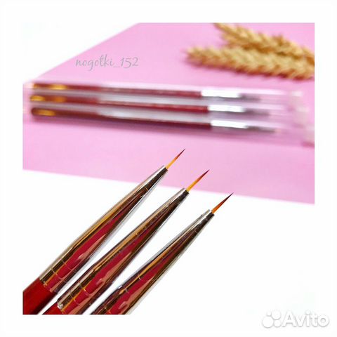 Тонкие кисти для Маникюра