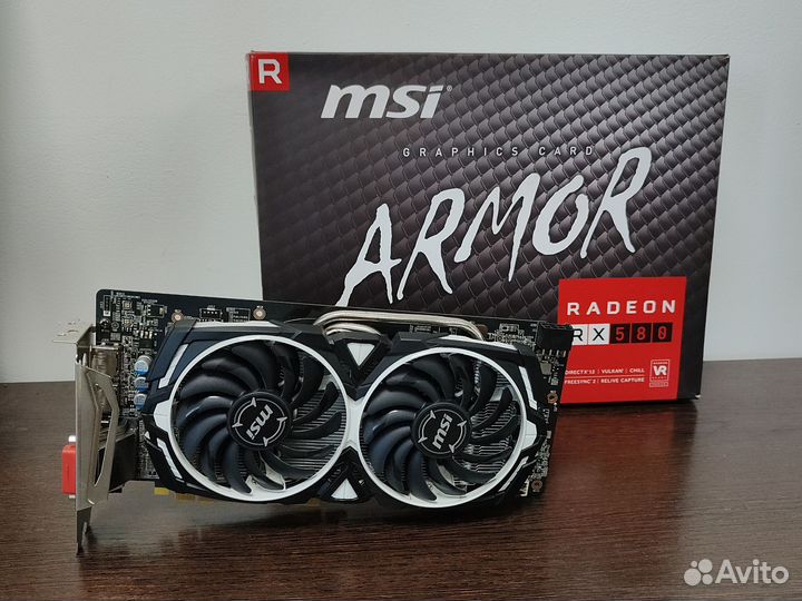 Msi Armor RX 580 8 Gb 256 bit
