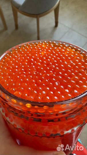 Красная икра форели