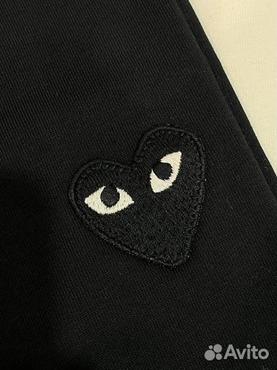 Футболка Comme Des Garcons Play Black logo Оригина