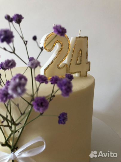 Именинные свечи цифры