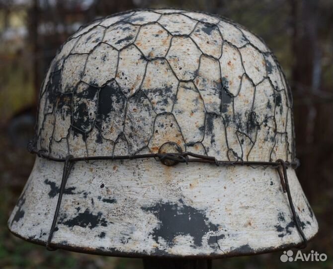 Каска М35/62 зимник реставрация