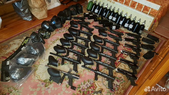 Комплект спортивного оборудования для игры в пейтб