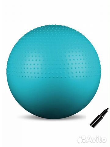 Мяч гимнастический 75 см с насосом