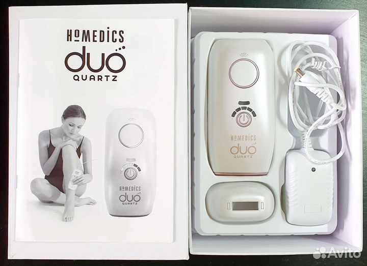 Фотоэпилятор homedics DUO quartz