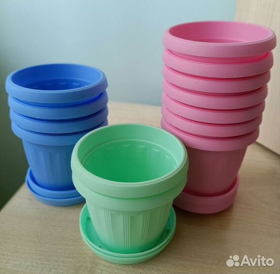 Горшочки цветочные/комнатных, суккулентов