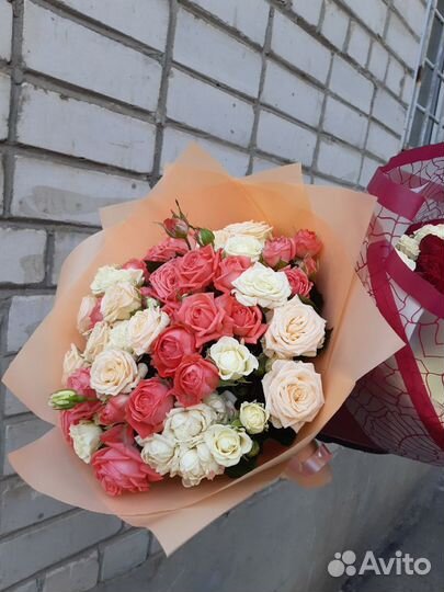 Живые цветы букеты