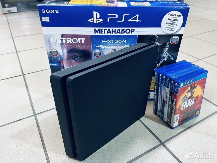Sony ps4 1 тб с коробкой 3 ревизия + 400 игр