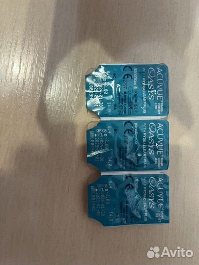 Линзы контактные