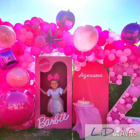 Дом барби, коробка фотозона