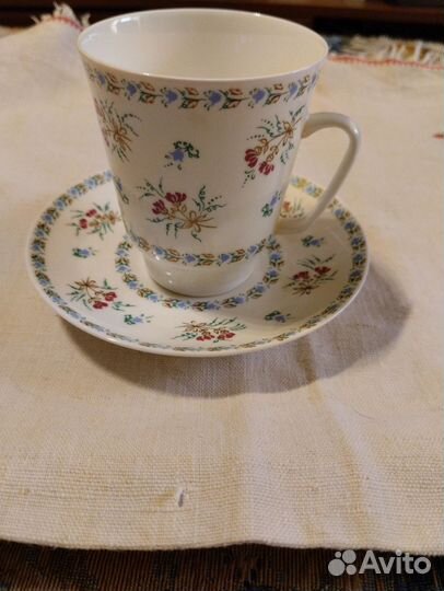 Чашка с блюдцем лфз СССР