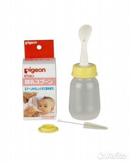 Набор для кормления Pigeon бутылочка с ложкой