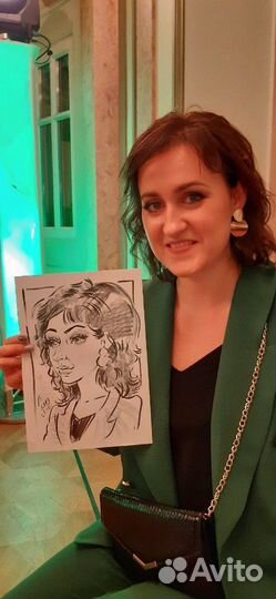 Художники на мероприятие шаржи портреты по фото