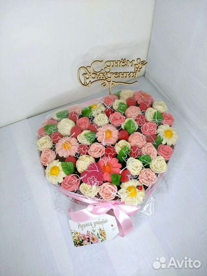 Шоколадный букет, шоколадные розочки, день учителя