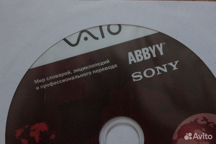 CD диск с по Sony Vaio abbyy Lingvo x3