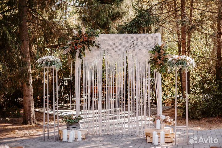 Арка макраме