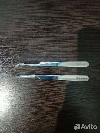 Пинцет для наращивания ресниц Еnigma