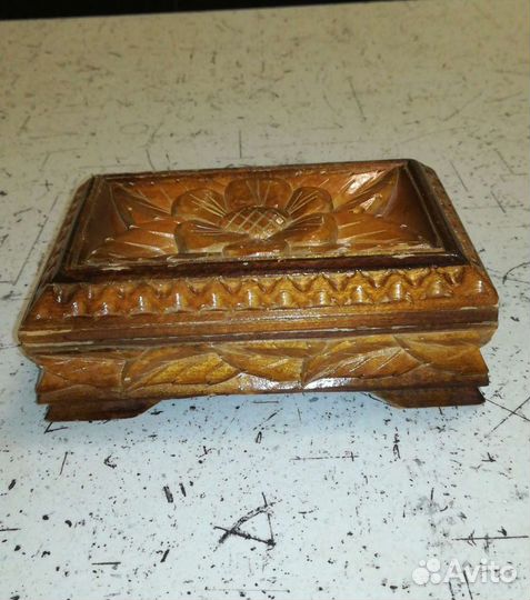 Шкатулка резная СССР
