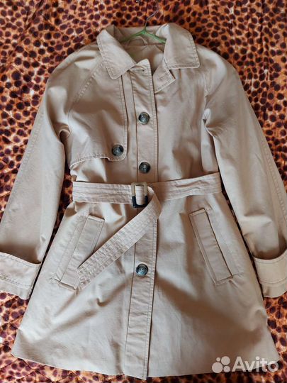 Плащ (тренч) для девочки 140