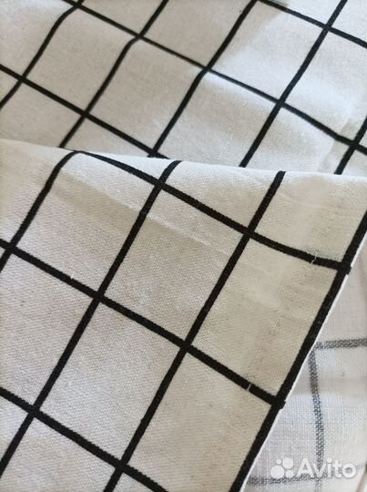 Скатерть дорожка на стол льняная новая