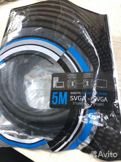 Кабель vga-vga 5м