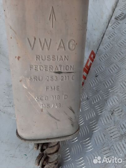 Глушитель Фольксваген Поло мк 5