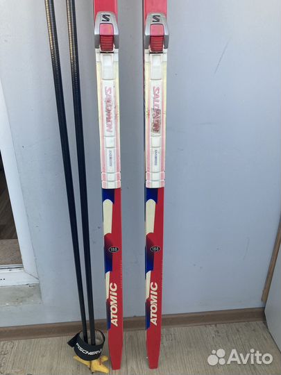 Лыжный комплект беговой с ботинками(44р),сумкой