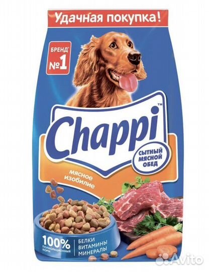 Корм для собак chappi 15кг