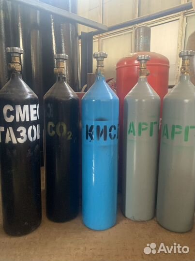 Продам кислородные, углекислотные, пропановые