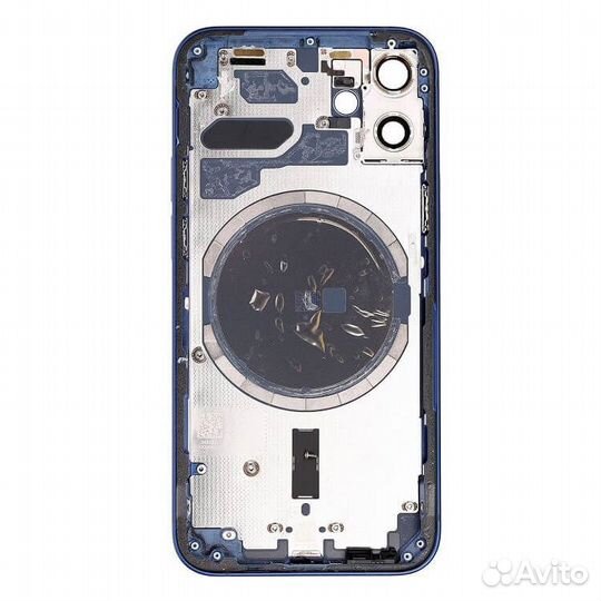 Корпус для iPhone 12 Mini с задней крышкой Синий
