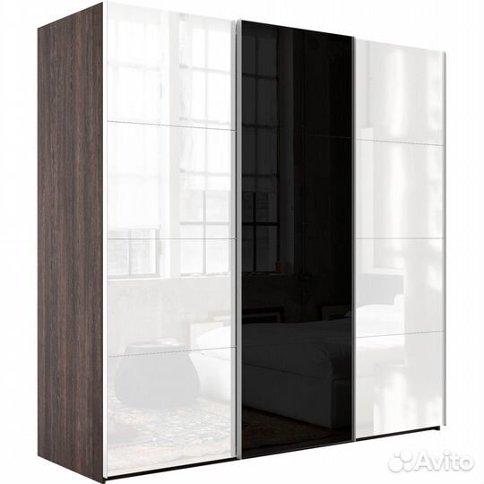 Шкаф-купе Эста 3-х дверный Медиум (4 посредине) (4