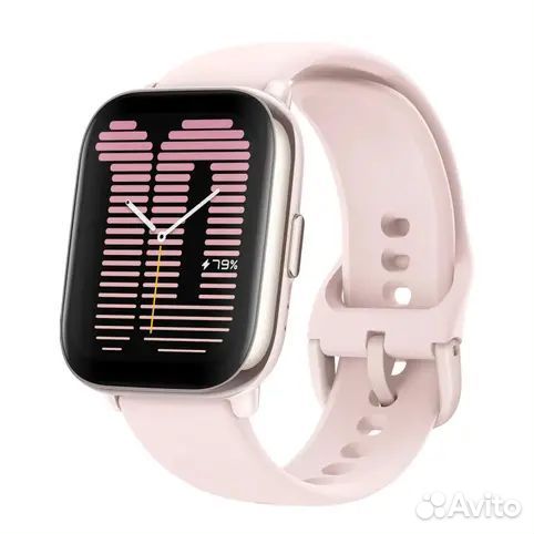 Часы Xiaomi Amazfit Active Чёрный/Розовый - Новые