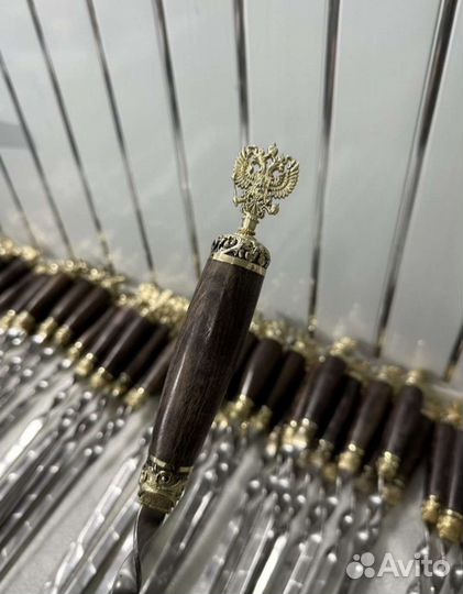 Набар шашлычный в колчане из кожи