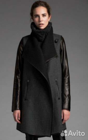 Пальто Vespucci шерсть /кожа