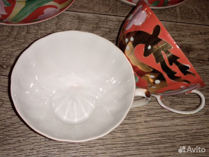 Сервиз чайный СССР,золотой олень