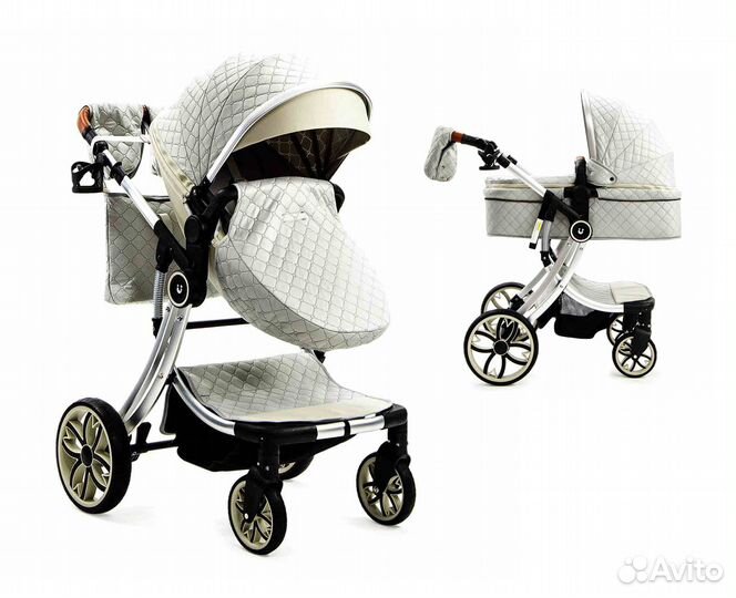 Коляска uwish vondoo 2 gray