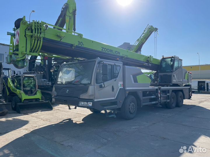 Аренда и услуги автокрана, 32 т, 32.5 м, с гуськом 8 м