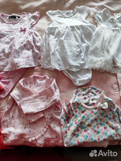 Детские вещи на девочку пакетом 62 см