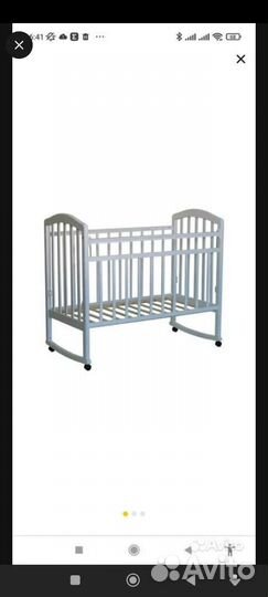 Детская кровать с матрацом