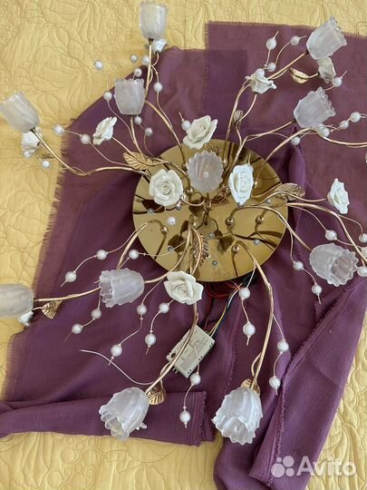 Люстра потолочная бу