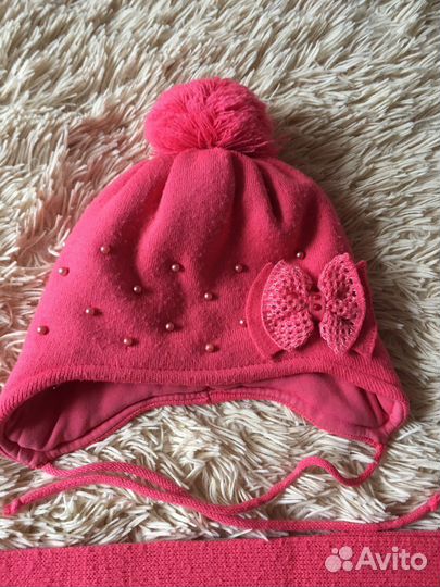 Комплект шапка, шарф