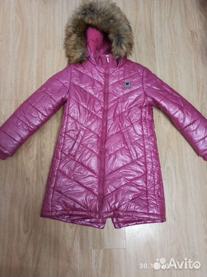 Пуховик для девочки 146 152
