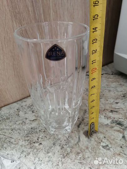 Ваза для цветов хрустальная