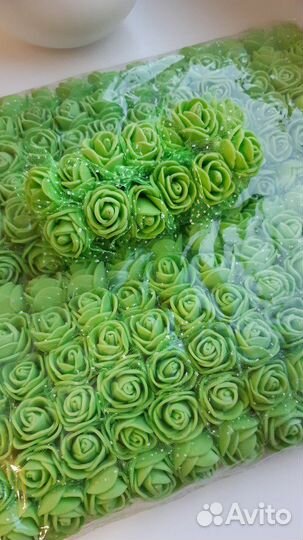 Розы из фоамирана