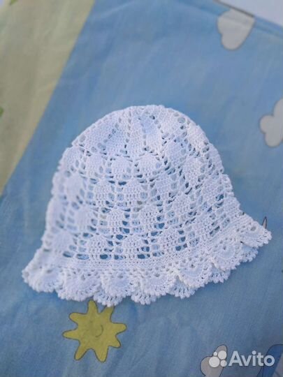 Вязаная панама