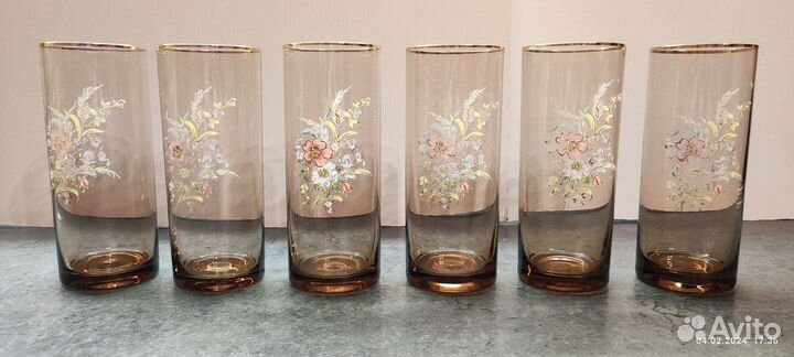 Рюмки и стаканы времён СССР