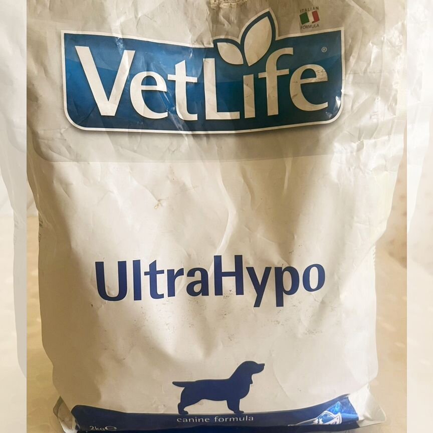 Корм для собак vetlife ultrahypo