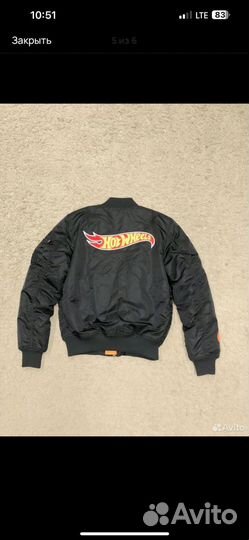 Продам новую Alpha Industries x Hot Wheels