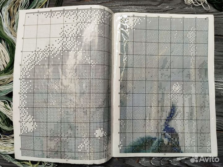 Остатки набора для вышивания