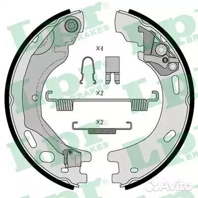 Колодки тормозные барабанные